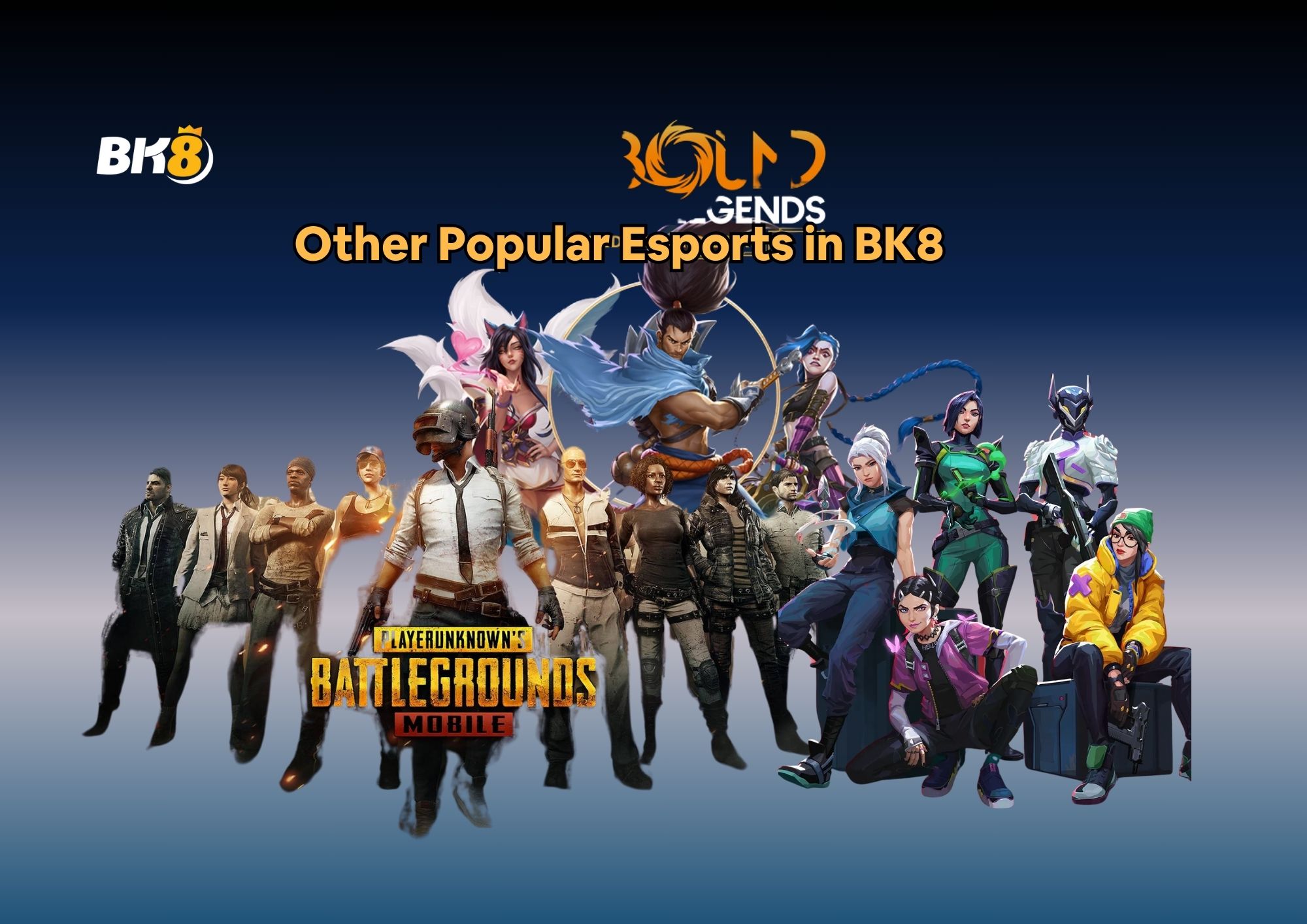 Other Popular Esports in BK8